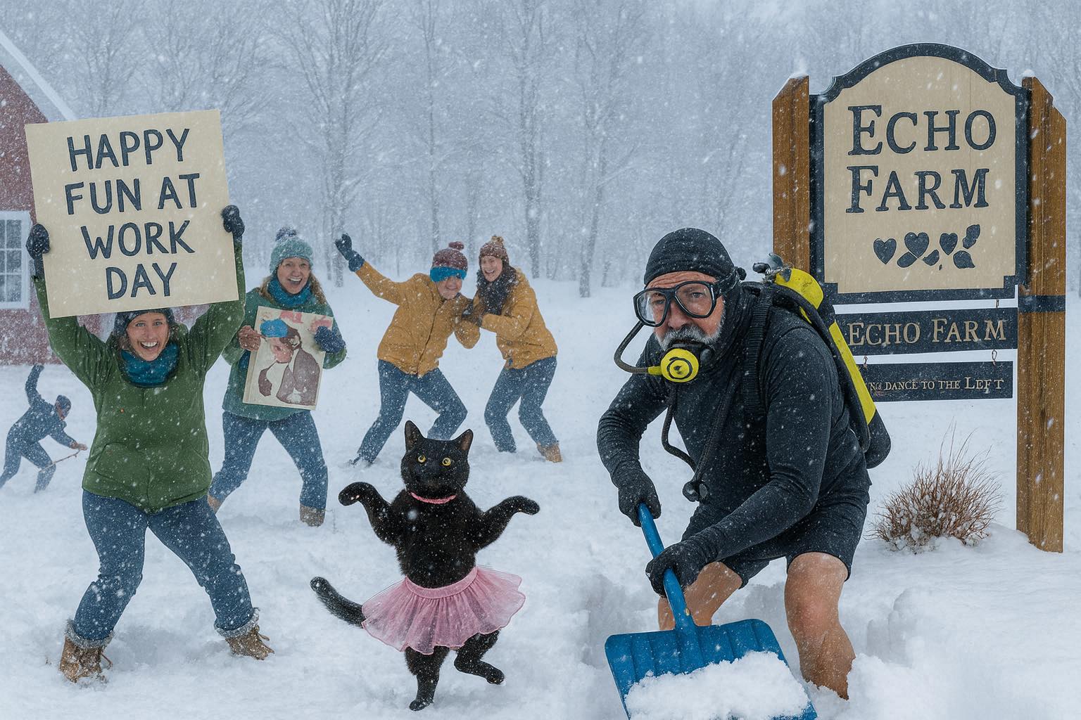 Echo Farm - NATIONAL FUN AT WORK DAY Fight the workday... | Facebook