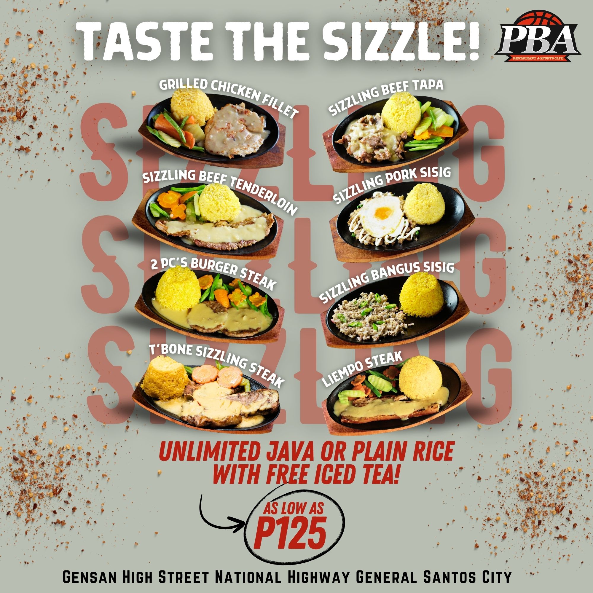 Gensan - 🍽️ Unlimited sulit sarap! Enjoy java rice, gravy & iced tea ...