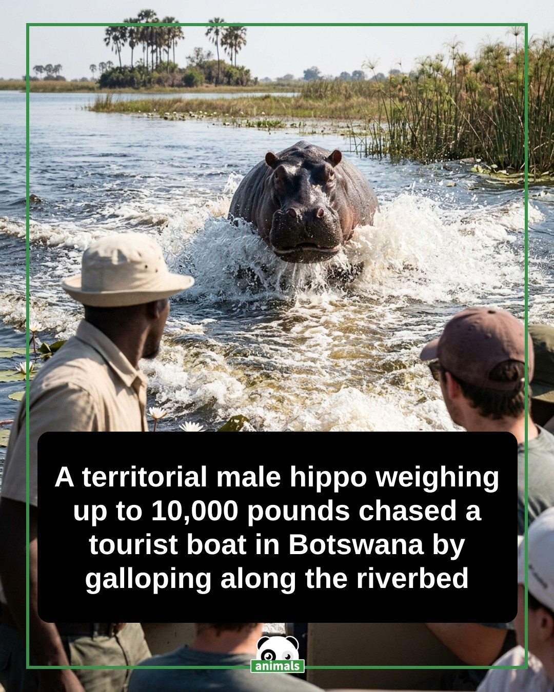 A group of tourists in Botswana found out the hard way when their