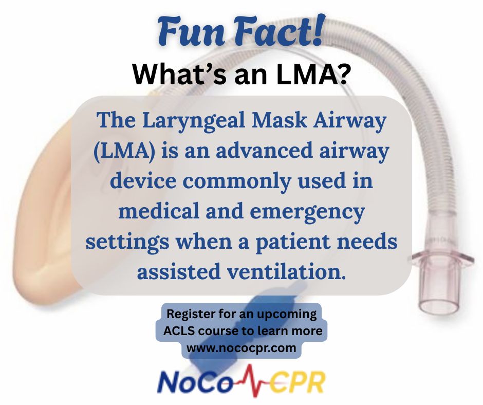 NoCo - 🚑 What Is an LMA? The Laryngeal Mask Airway (LMA) is an advanced ...