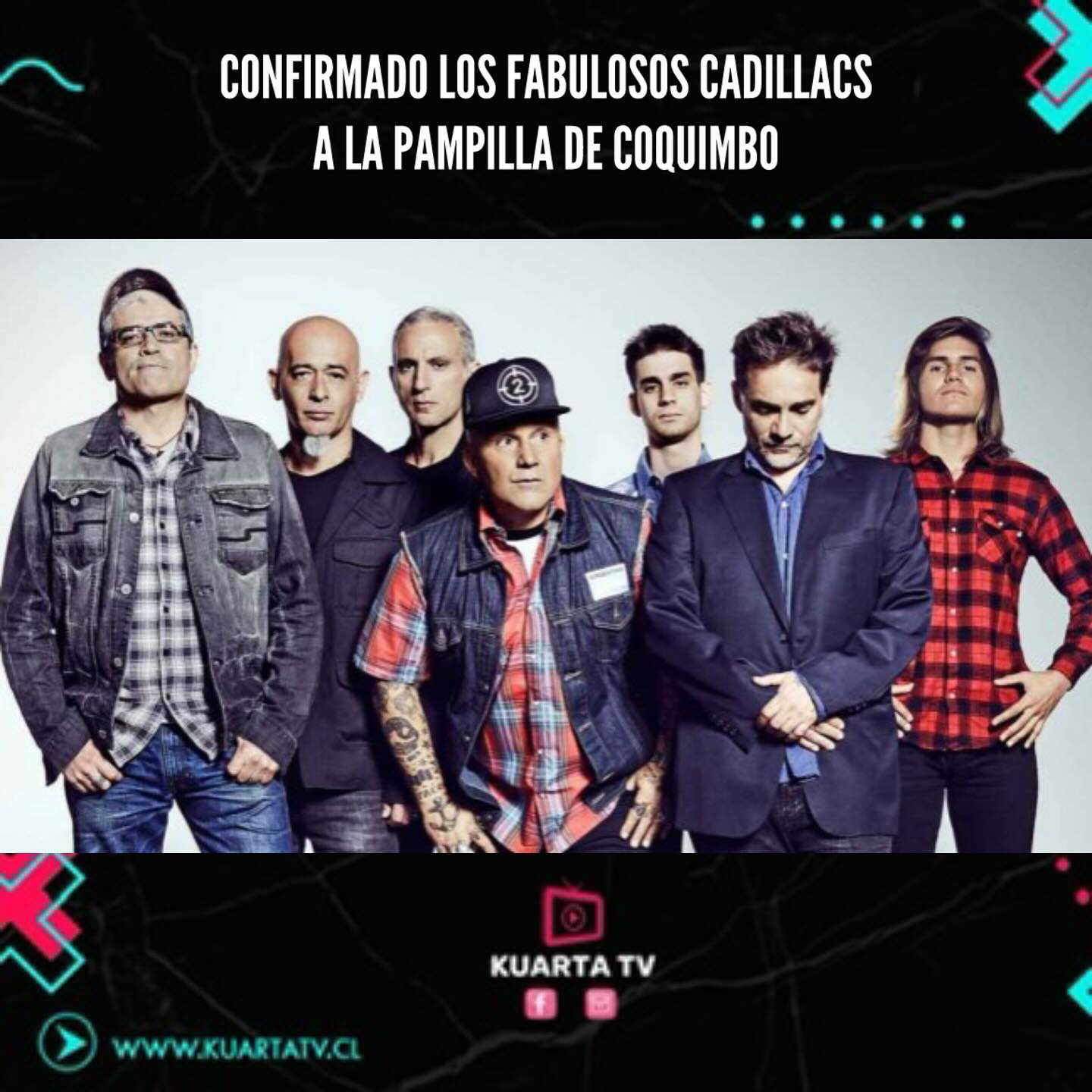 Kuarta TV - 🎤 ¡CONFIRMADO! Los Fabulosos Cadillacs se... | Facebook