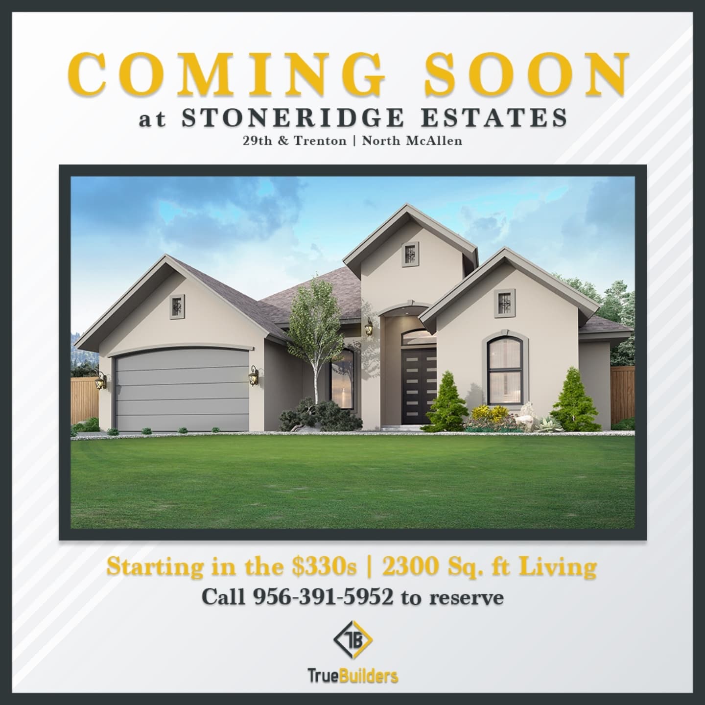True Builders - 🏡 Only 4 Lots Left at Stone Ridge... | Facebook