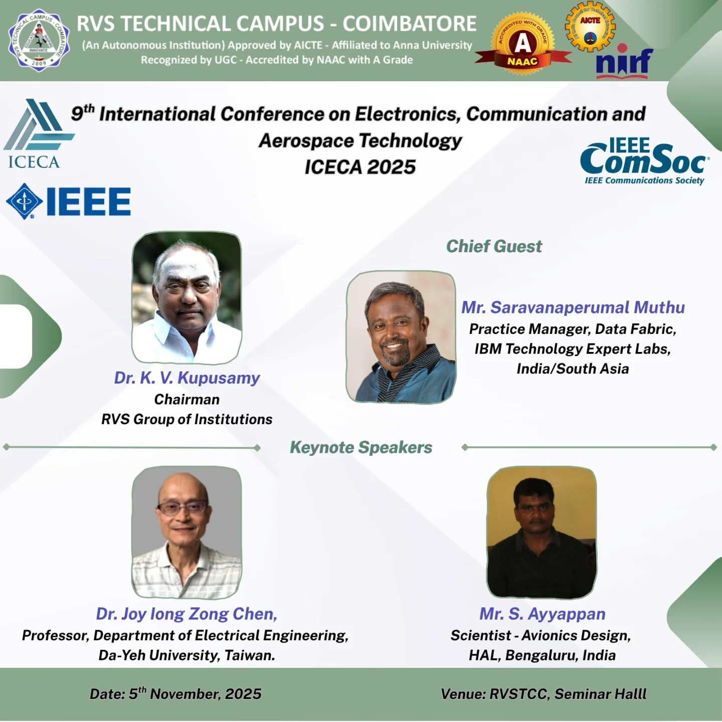 🎓 9th International... - RVS Technical Campus Coimbatore | Facebook