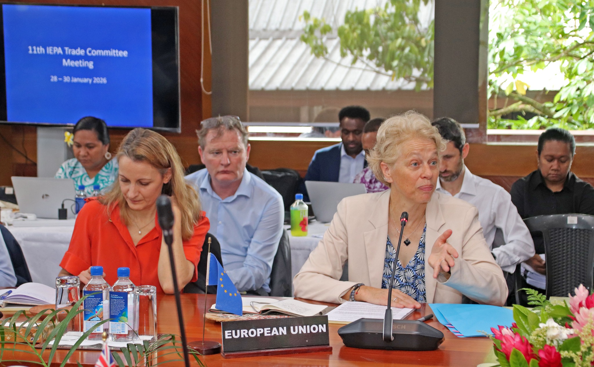 Fiji - Front Row, L-R: Ms. Sarah Rinaldi, Head of Unit (East Asia and ...