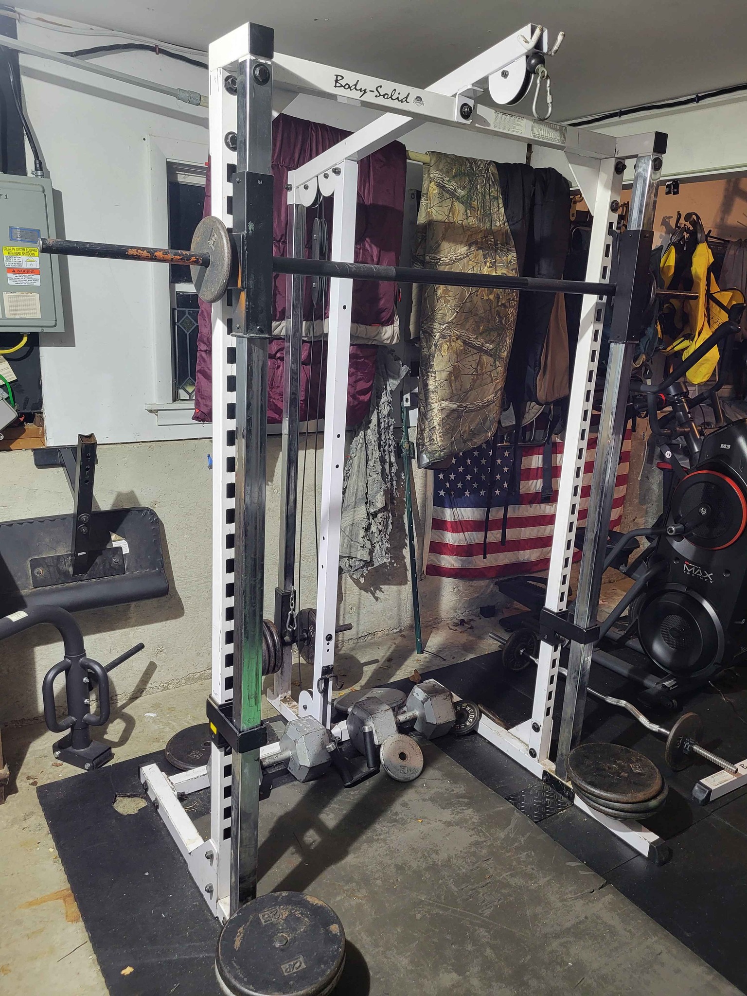 Body solid home gym Smith rack. - Weight Lifting Machines & Racks ...
