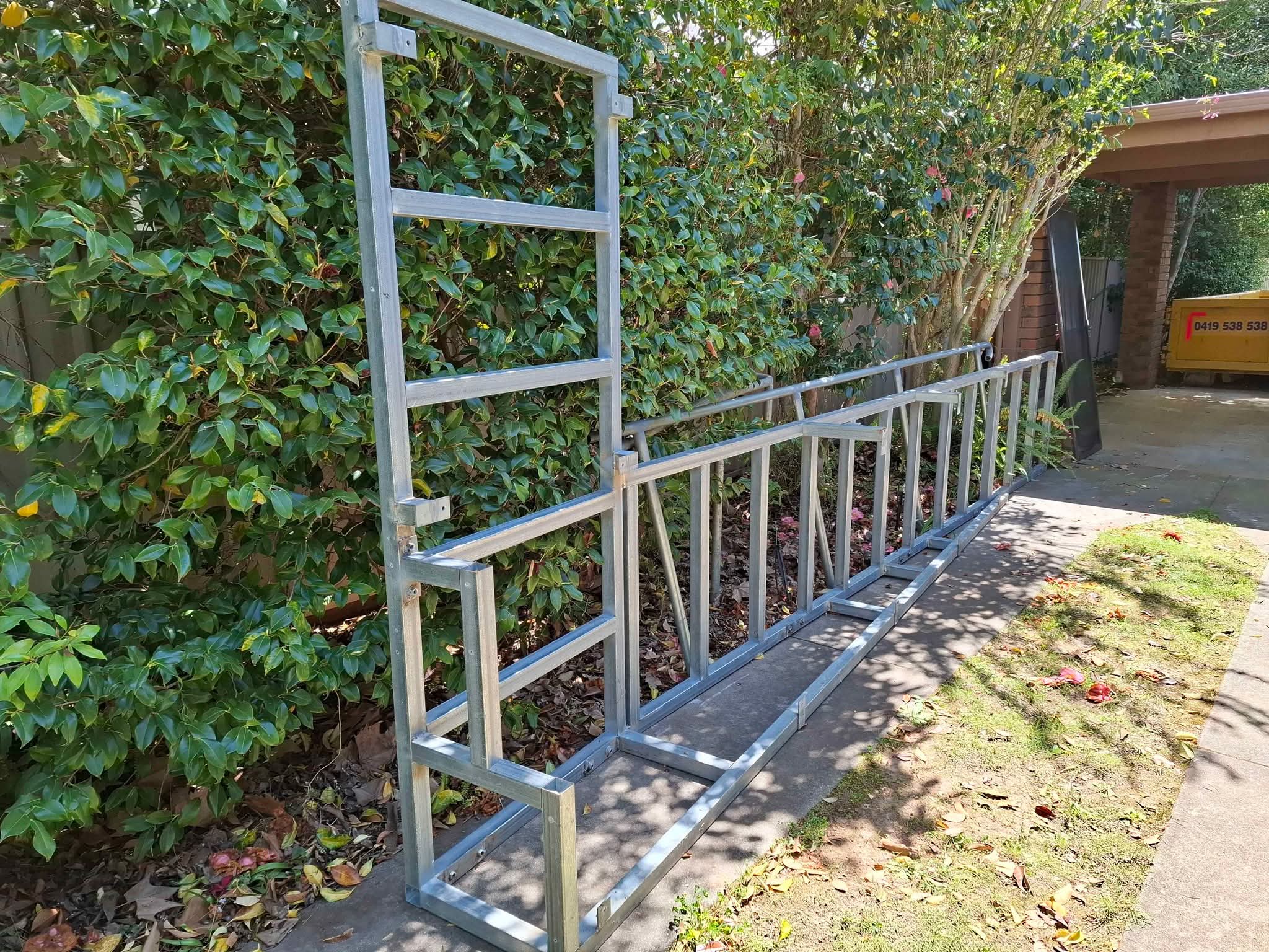 Galvanised rhs steel frame ramp. - Access Ramps - Benalla, Victoria ...