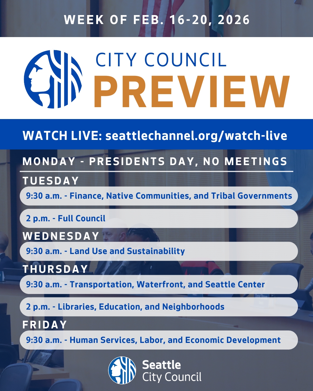 Seattle City Council added a new photo. - Seattle City Council