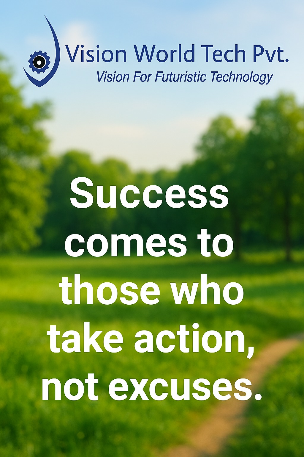 Success isn’t about making... - Vision World Tech Pvt. Ltd. | Facebook