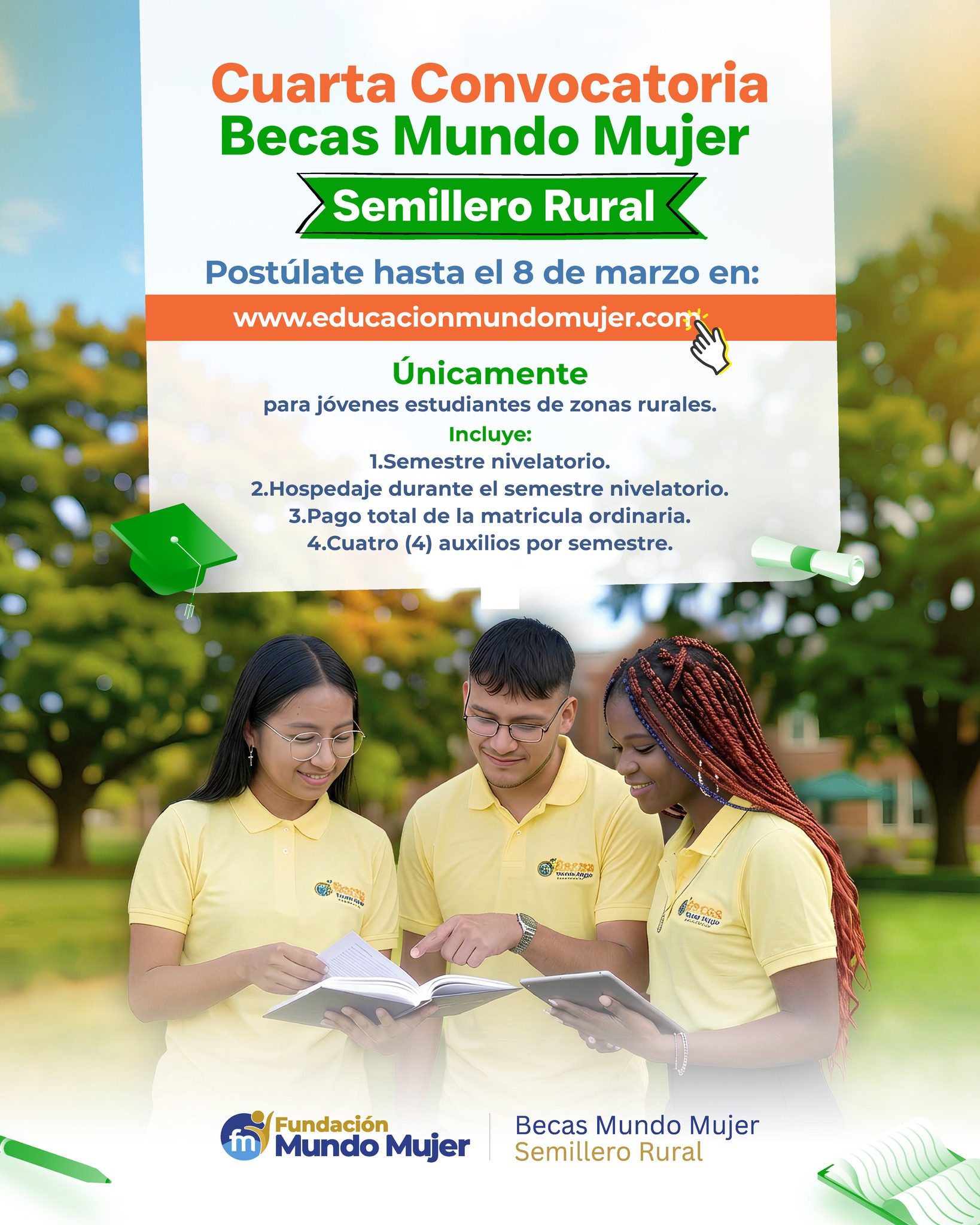 ¡Postúlate!.. BECAS MUNDO MUJER –... - Fundación Mundo Mujer | Facebook