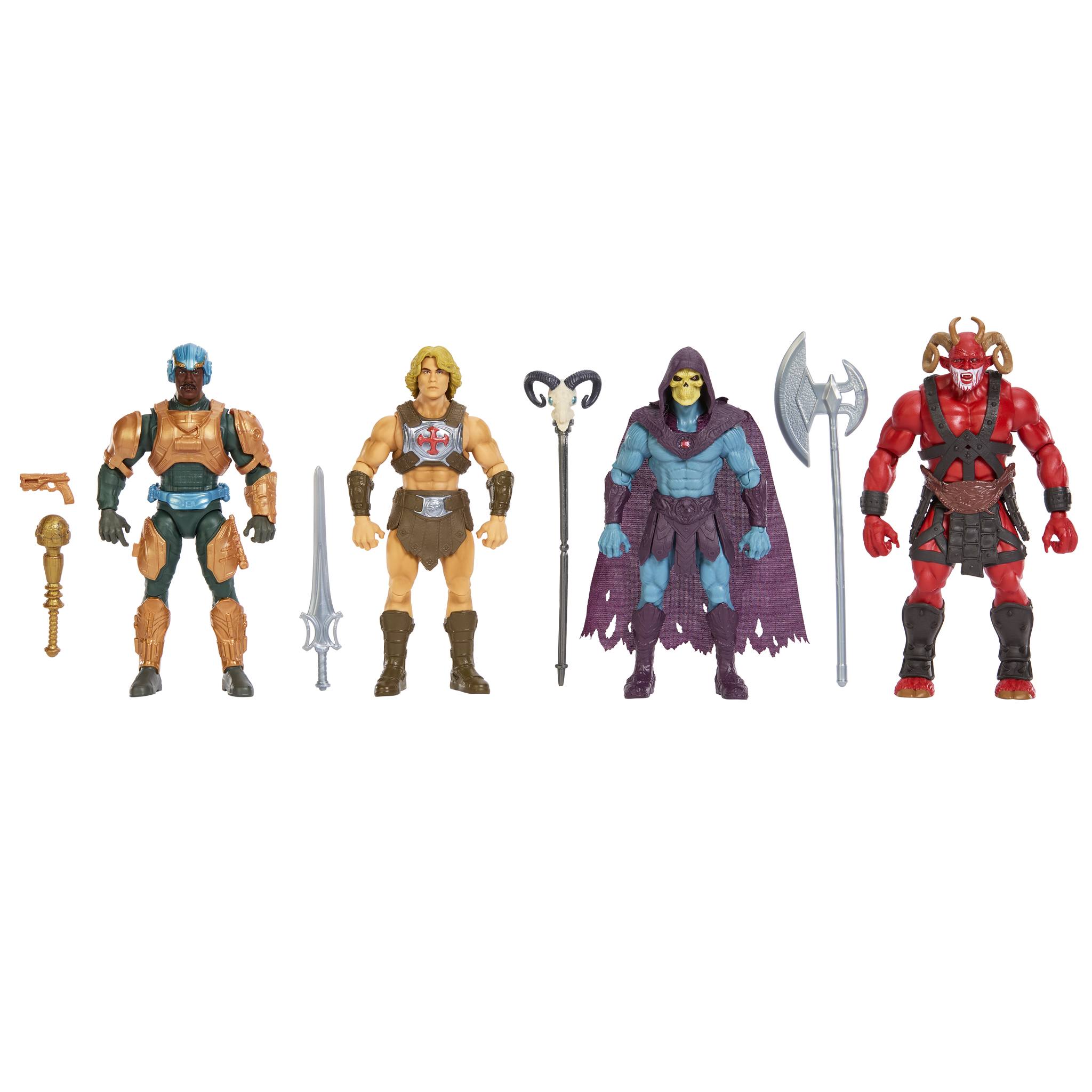 Masters of the Universe Kids Core Movie 4-Pack with exclusive Goat