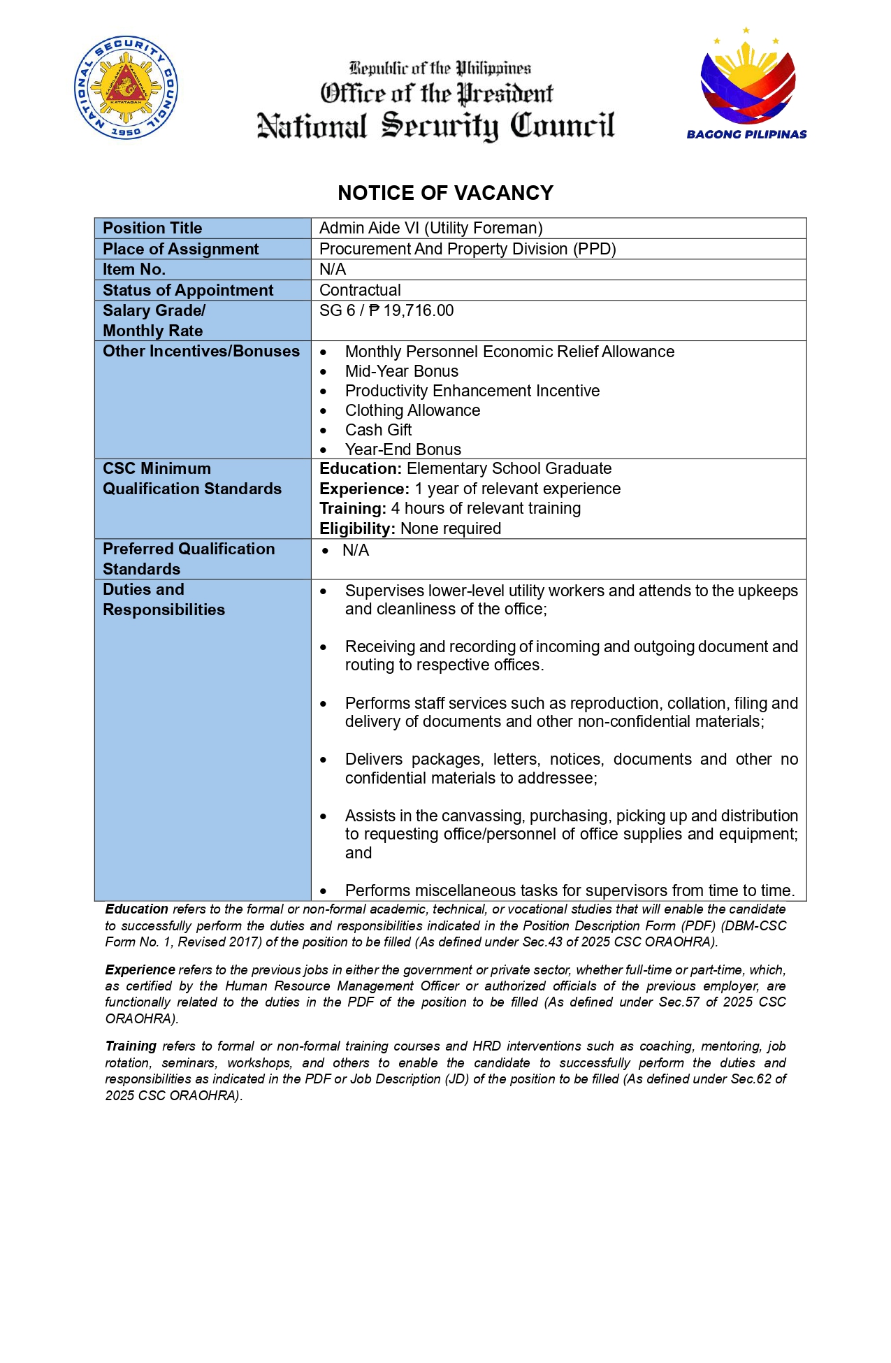 National... - National Security Council of the Philippines