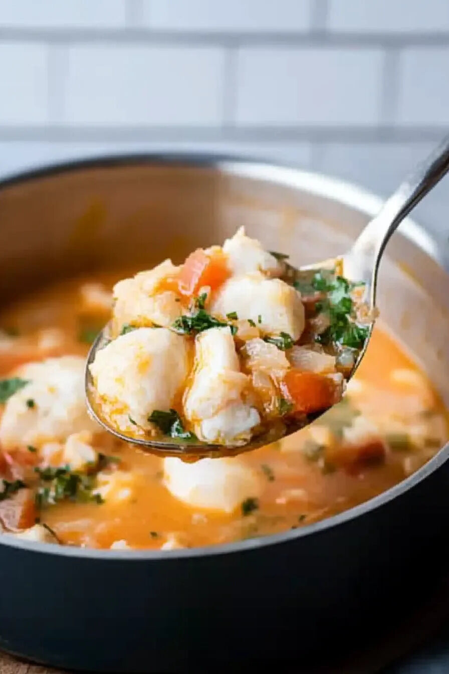 YumBite - There’s something about this Tomato Garlic Fish Stew that ...
