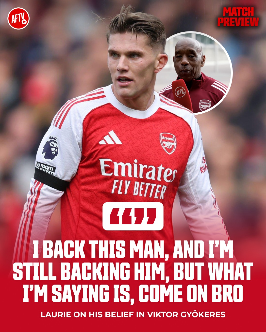 AFTV - Laurie backing Viktor Gyökeres all the way! 𝐖𝐢𝐥𝐥 𝐡𝐞 𝐬𝐜𝐨𝐫𝐞 𝐟𝐨𝐫 ...