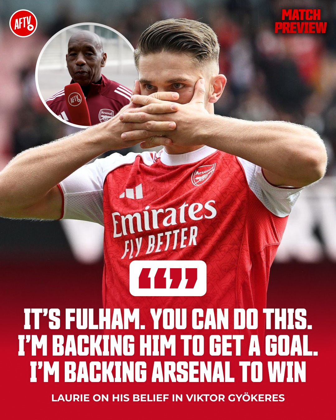 AFTV - Laurie backing Viktor Gyökeres all the way! 𝐖𝐢𝐥𝐥 𝐡𝐞 𝐬𝐜𝐨𝐫𝐞 𝐟𝐨𝐫 ...
