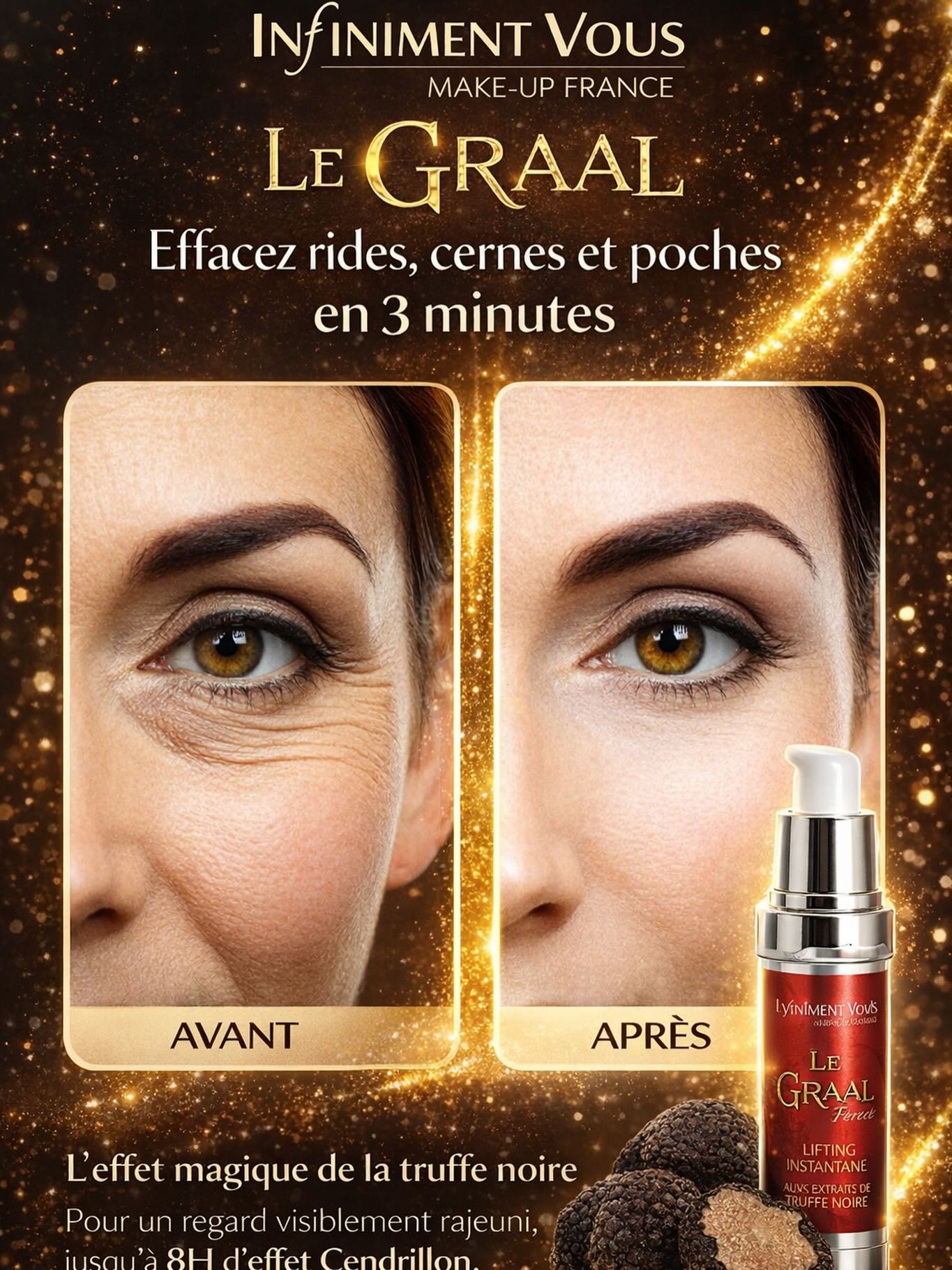 INFINIMENT - LE SECRET D’UN REGARD VISIBLEMENT RÉVEILLÉ Les rides s ...