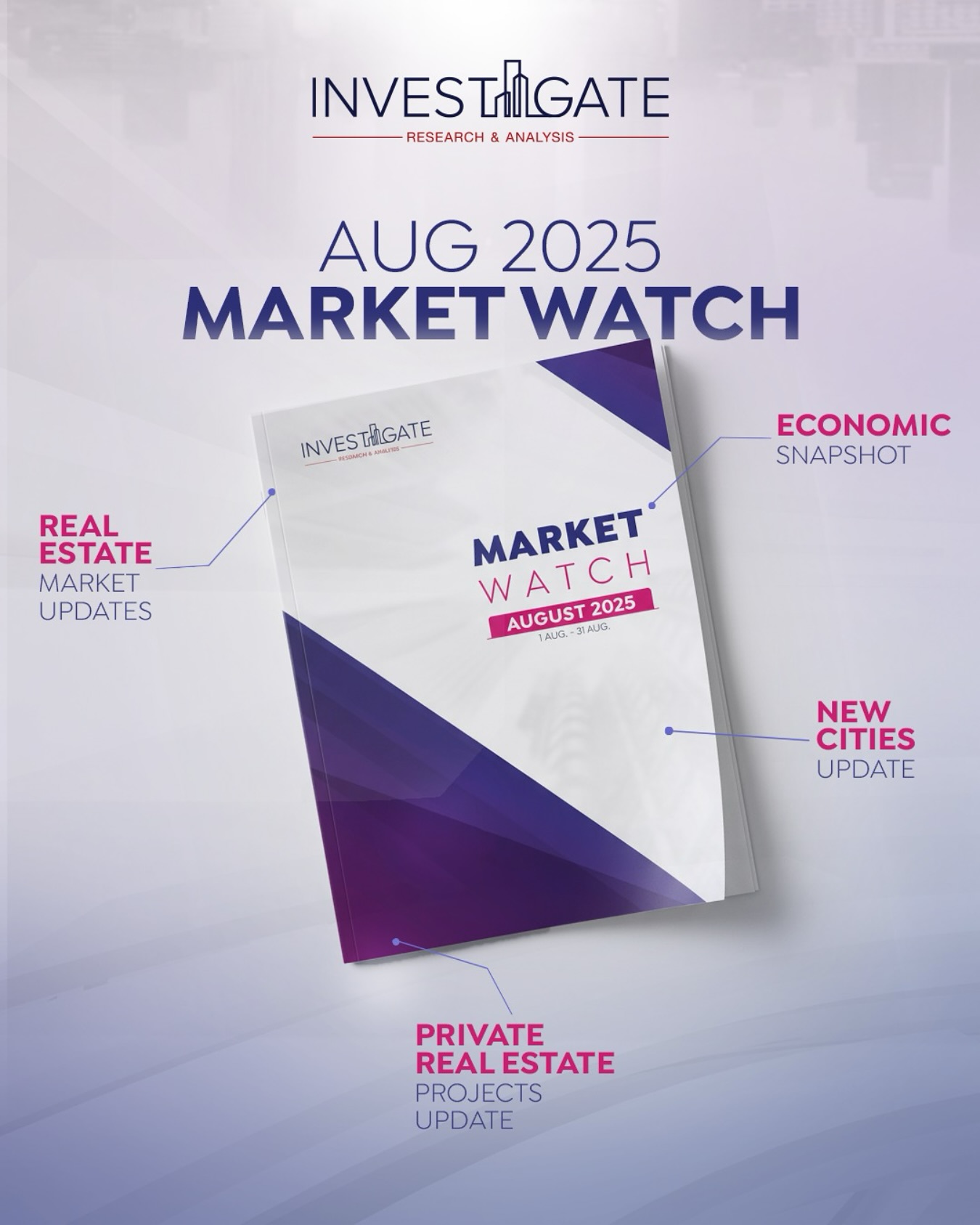 Invest-Gate - 📊 AUG 2025 Market Watch is Out Now! Stay ahead with the ...
