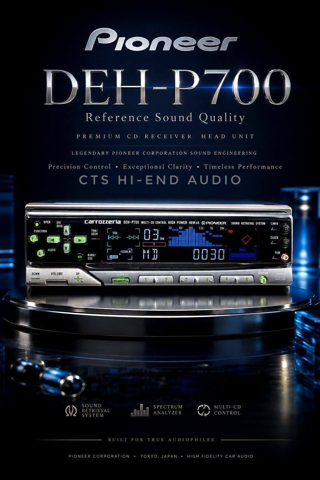 pioneer #carrozzeria DEH-P700 MDS-P505