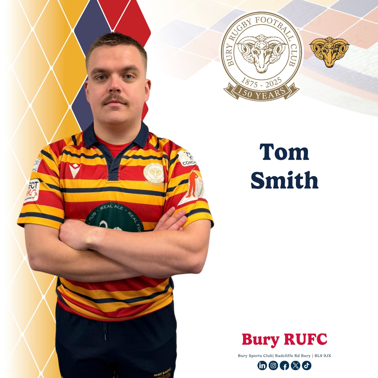 Bury RUFC - 🔥 PROUD MOMENT FOR TOM SMITH 🔥 We are... | Facebook