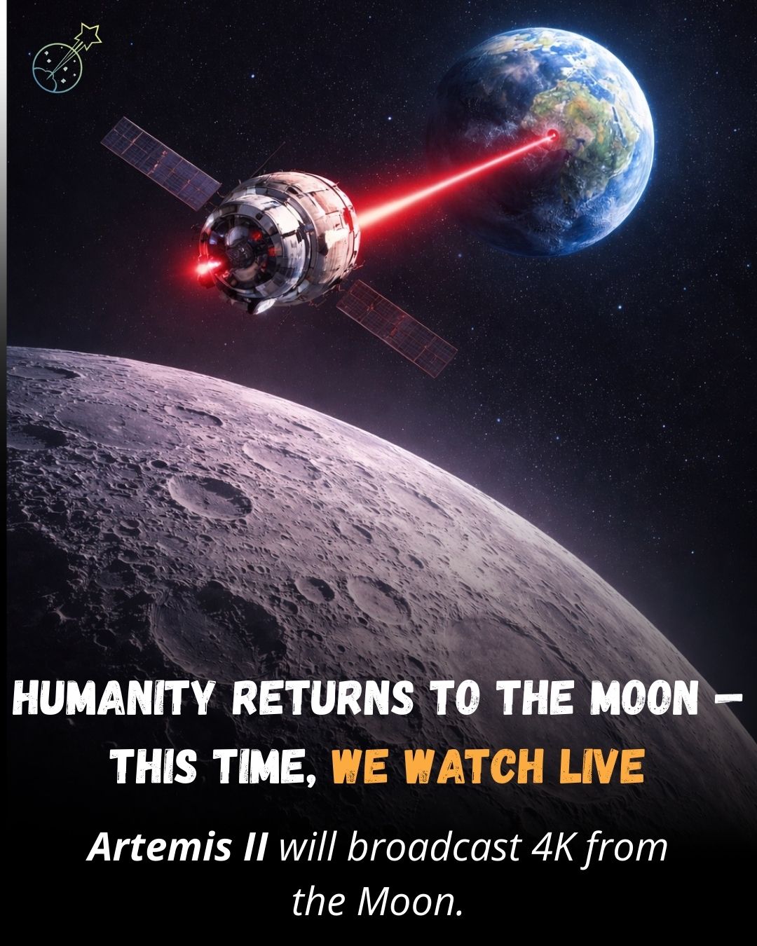 I Love - 🚀 Artemis II will show us the Moon like never before — in live ...