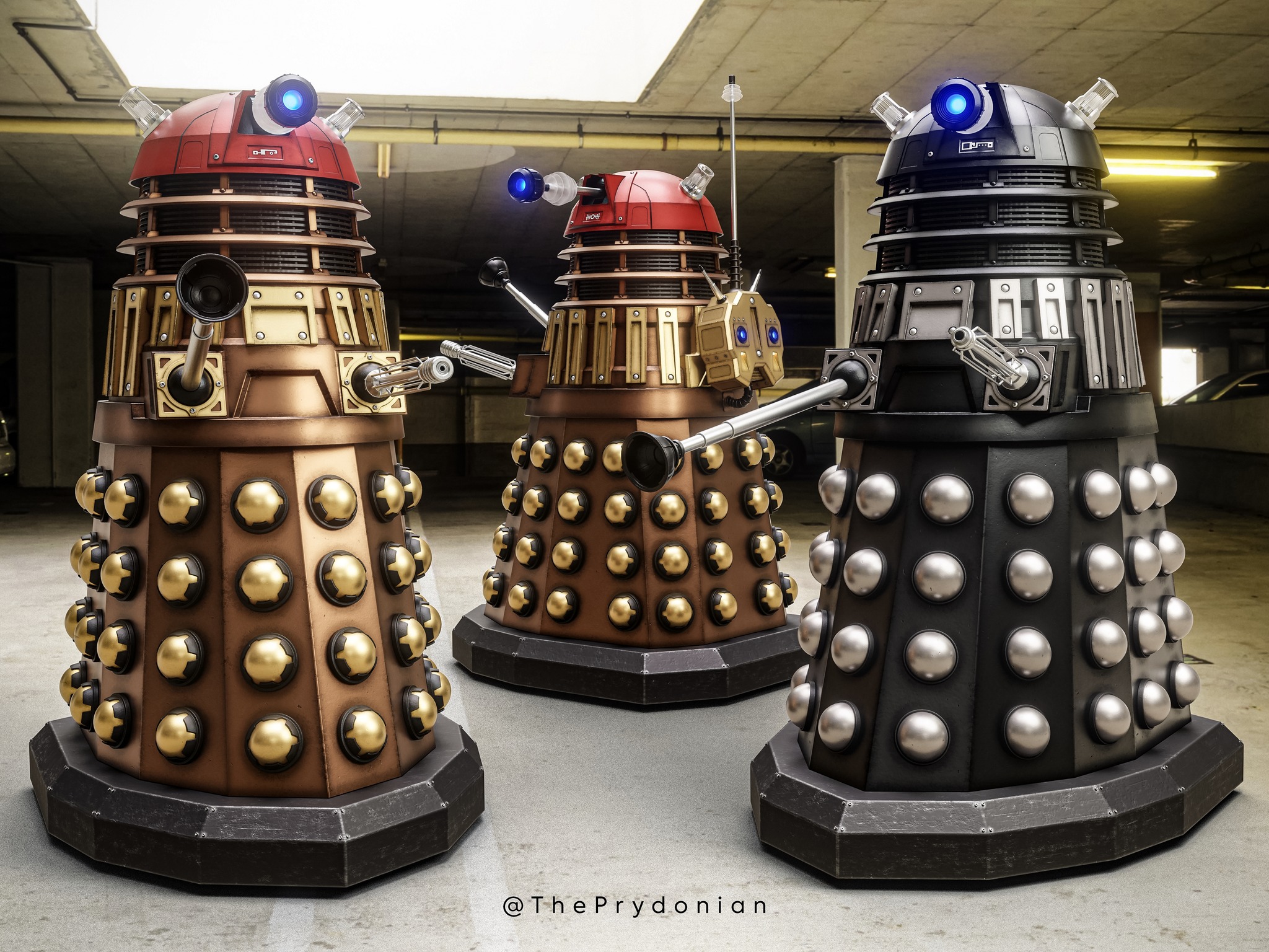 Original Dalek lineup for Big Finish