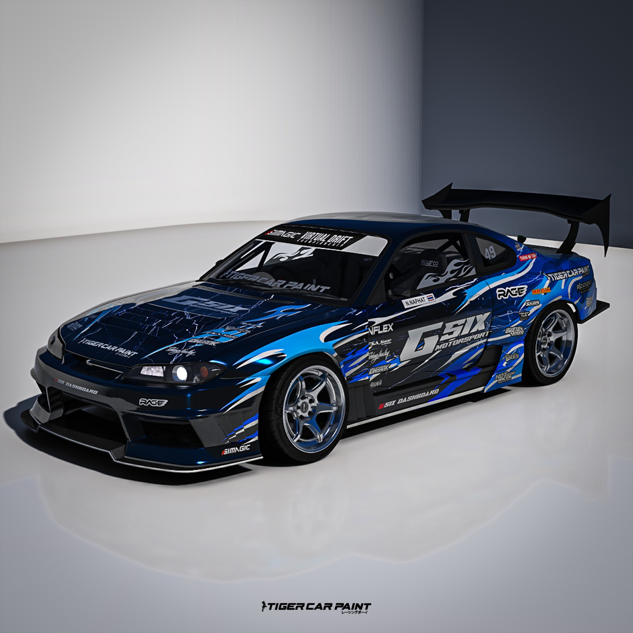 Repilca D1GP S15 TEAM @D-MAX RACING No.70 横井昌志選手 @mcrfactory