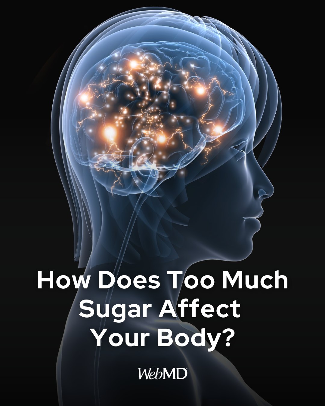 WebMD - Eating sugar gives your brain a surge of a... | Facebook