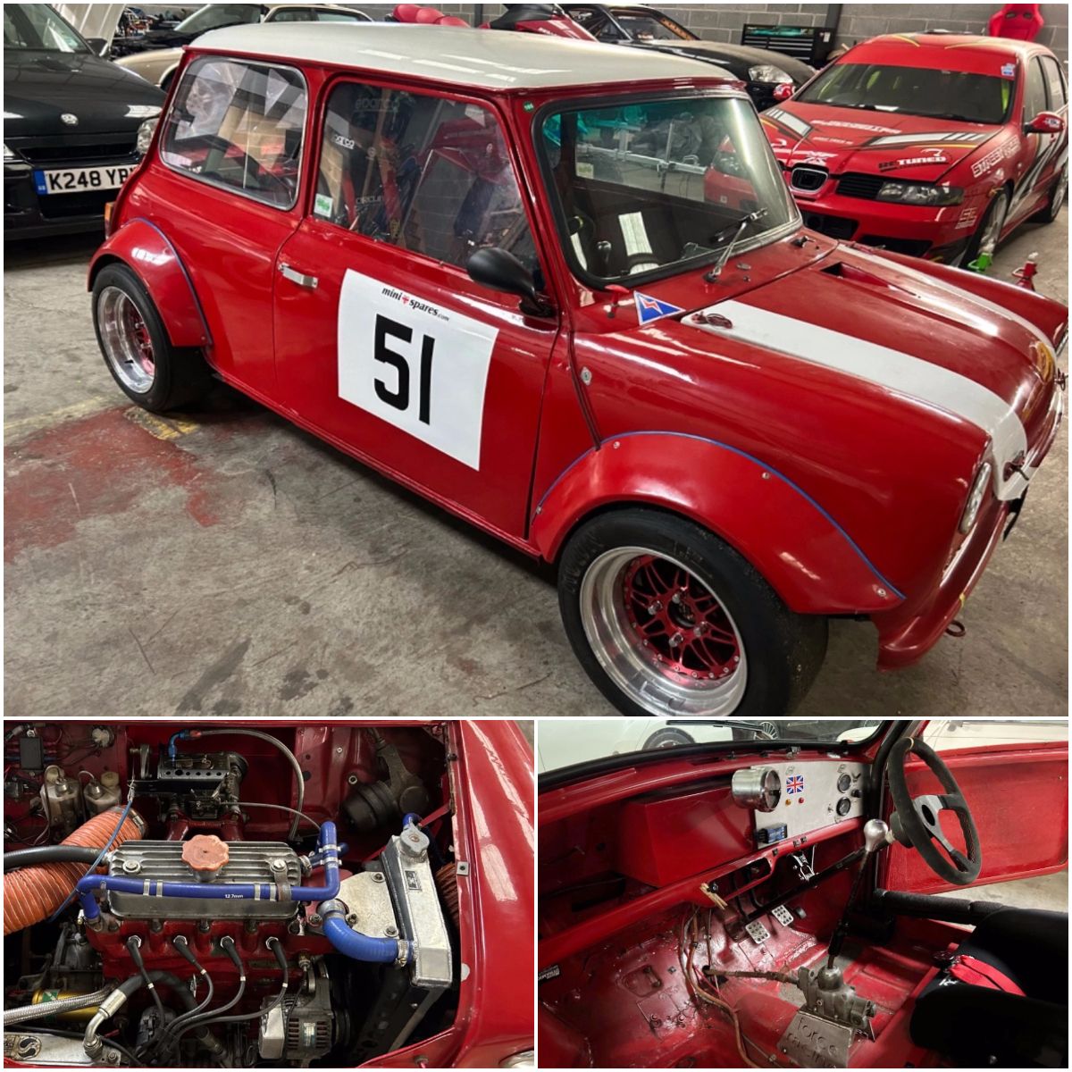 Rally - For sale: Mini Classic 1390cc race/Rally Car. Link in comments ...