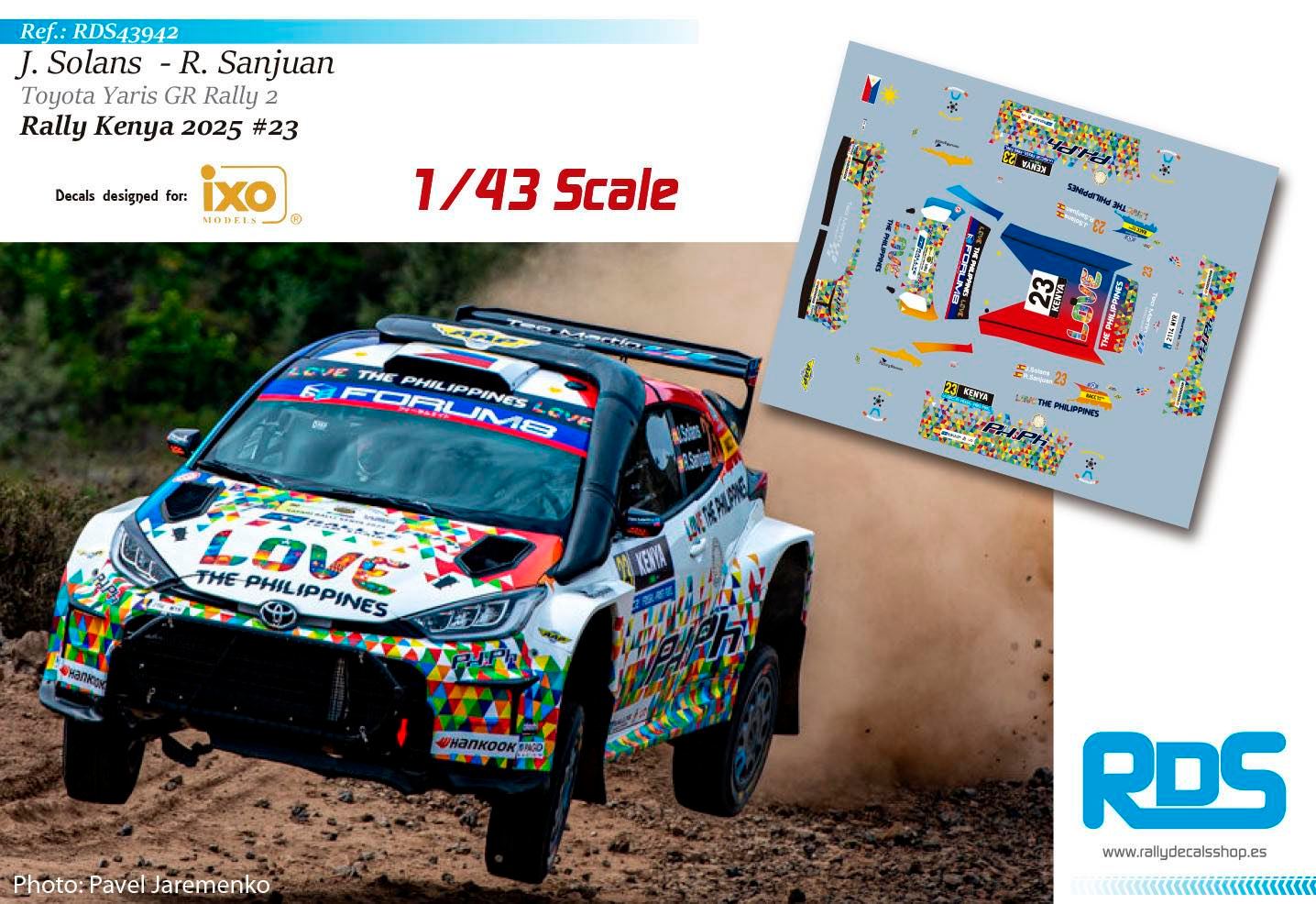1/43 Scale Jan Solans / Rodrigo... - Rally Decals Shop | Facebook
