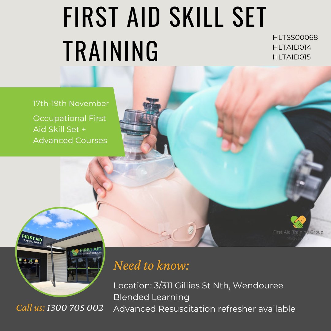 Step up your skills this... - First Aid Training Group | Facebook