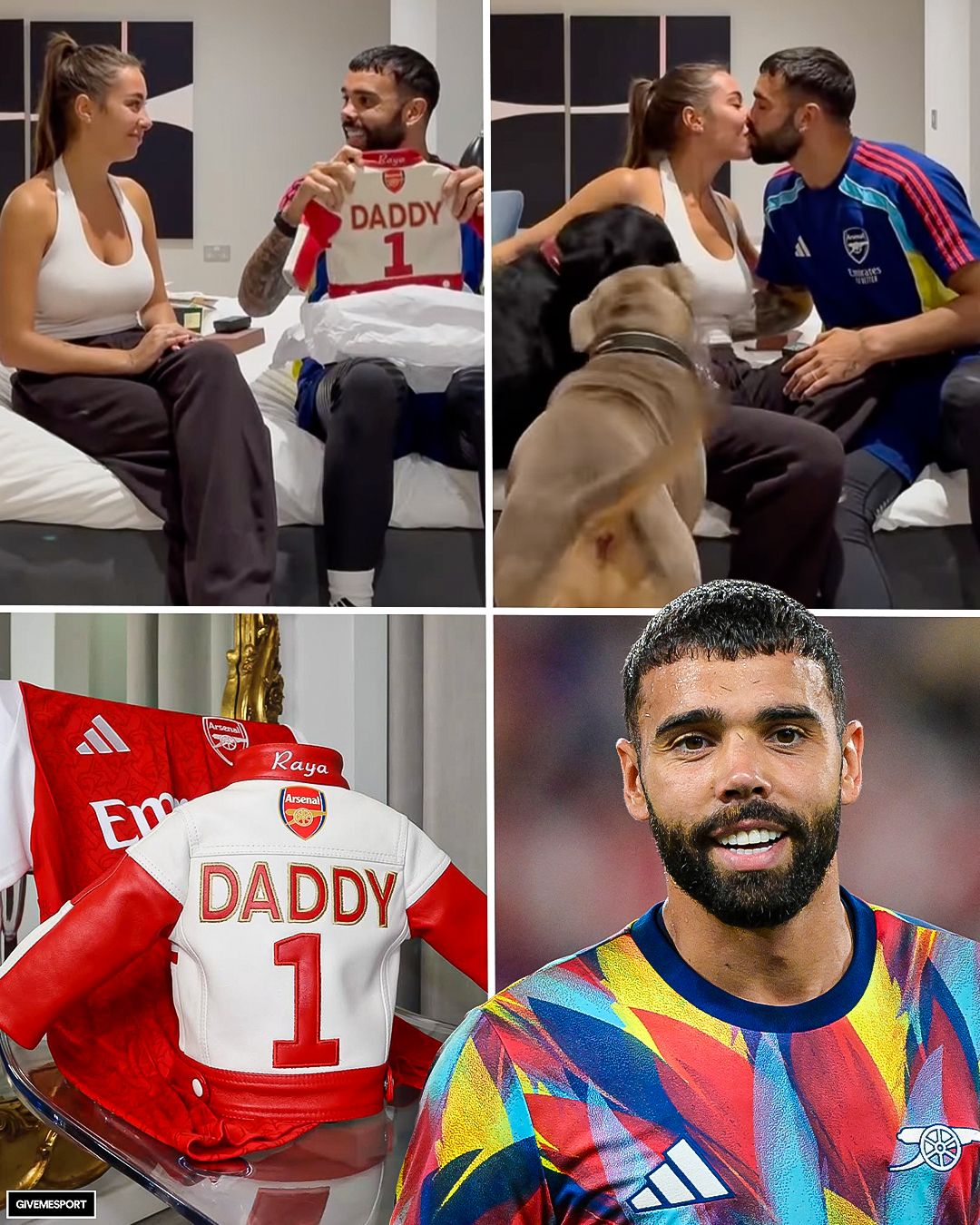 GiveMeSport - David Raya shared the beautiful moment he and his wife ...