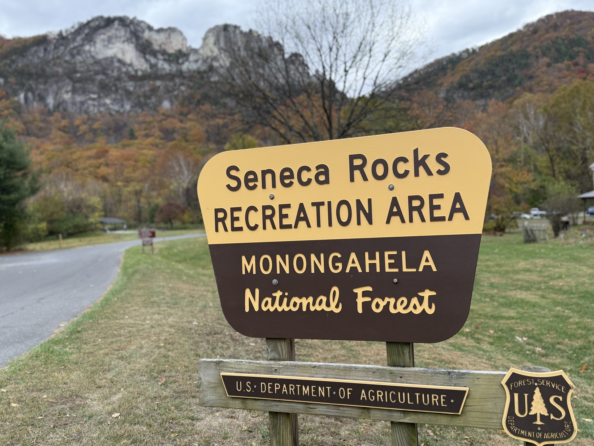 Wandering - Our next stop was Seneca Rocks. Seneca Rocks is located in ...