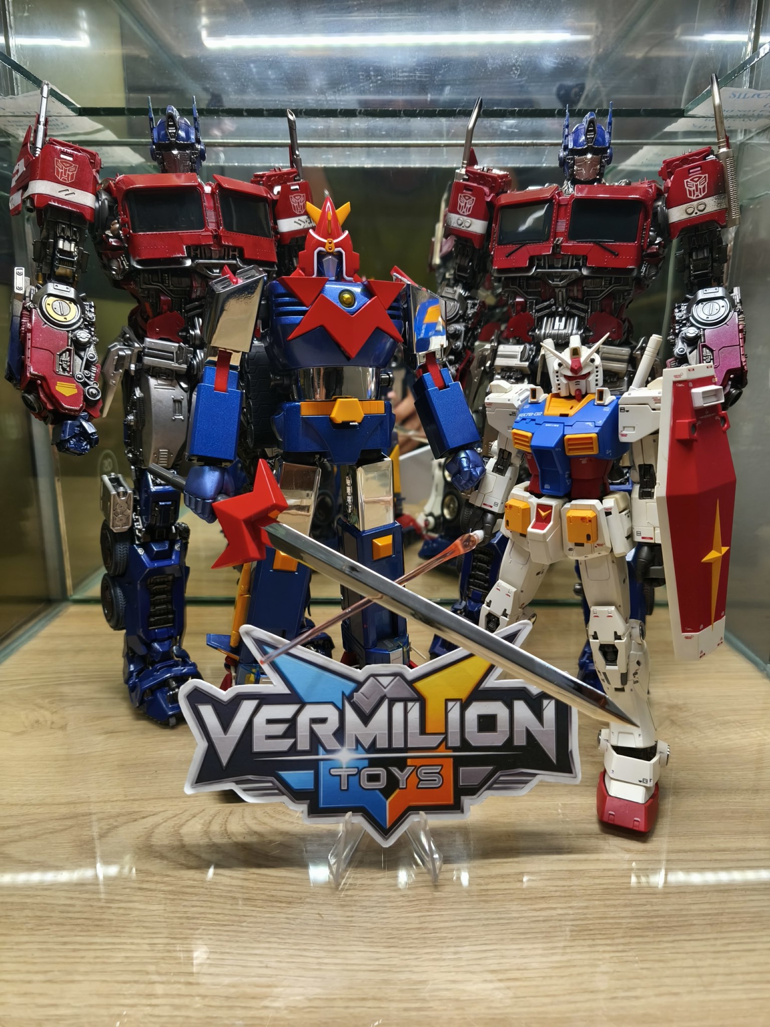 Vermilion - ThreeZero DLX Optimus Prime - 13500 each V5 50th ...