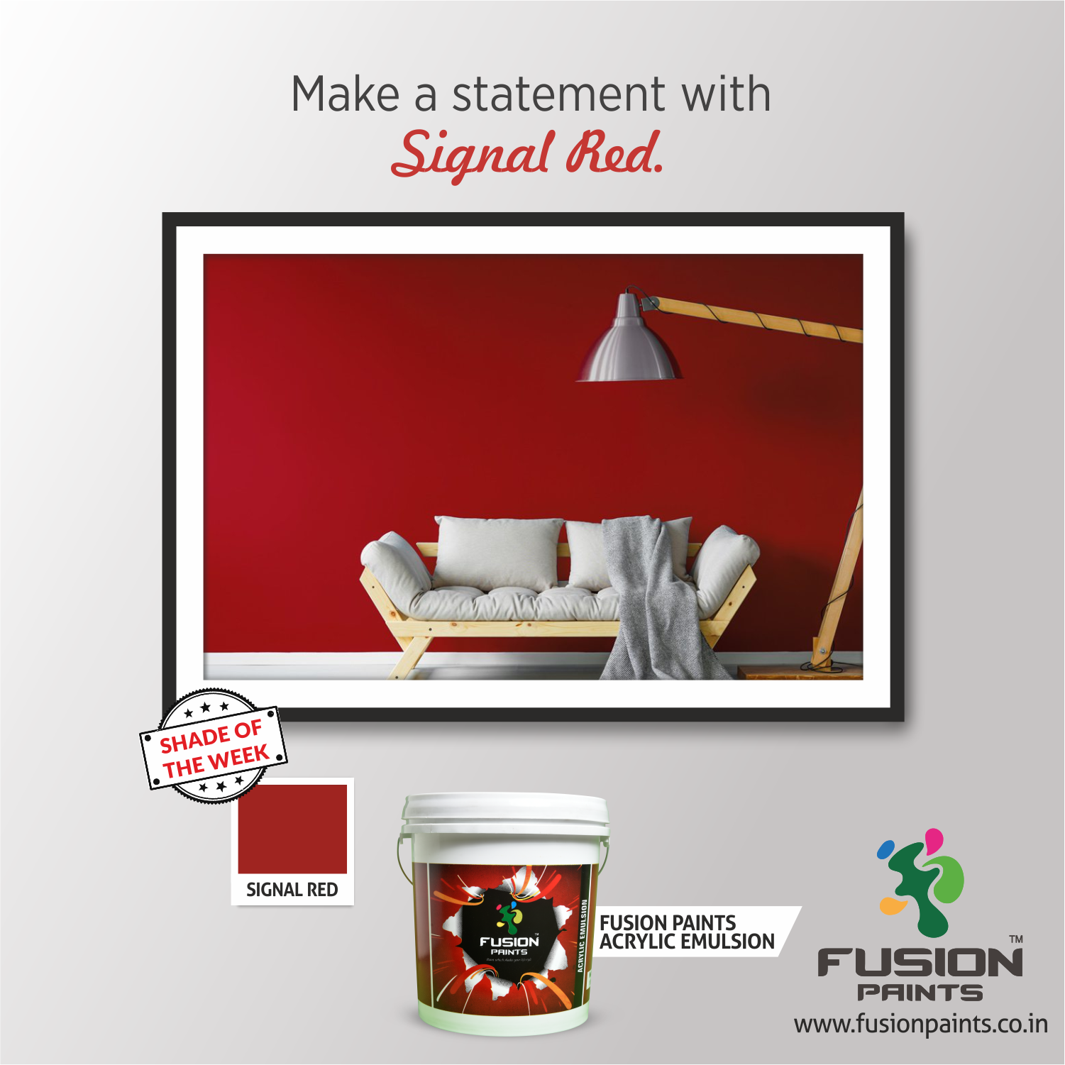 Fusion Paints - Create a statement wall with Fusion Paints...