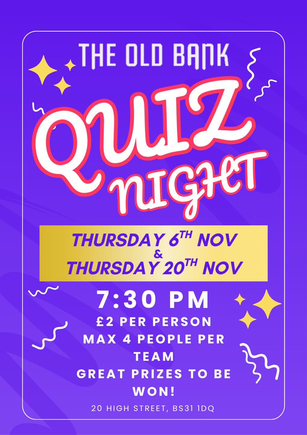 The Old - 🍺🧠 QUIZ NIGHT IS BACK ‼️ ⏰ TOMORROW FROM 7:30PM Get your ...