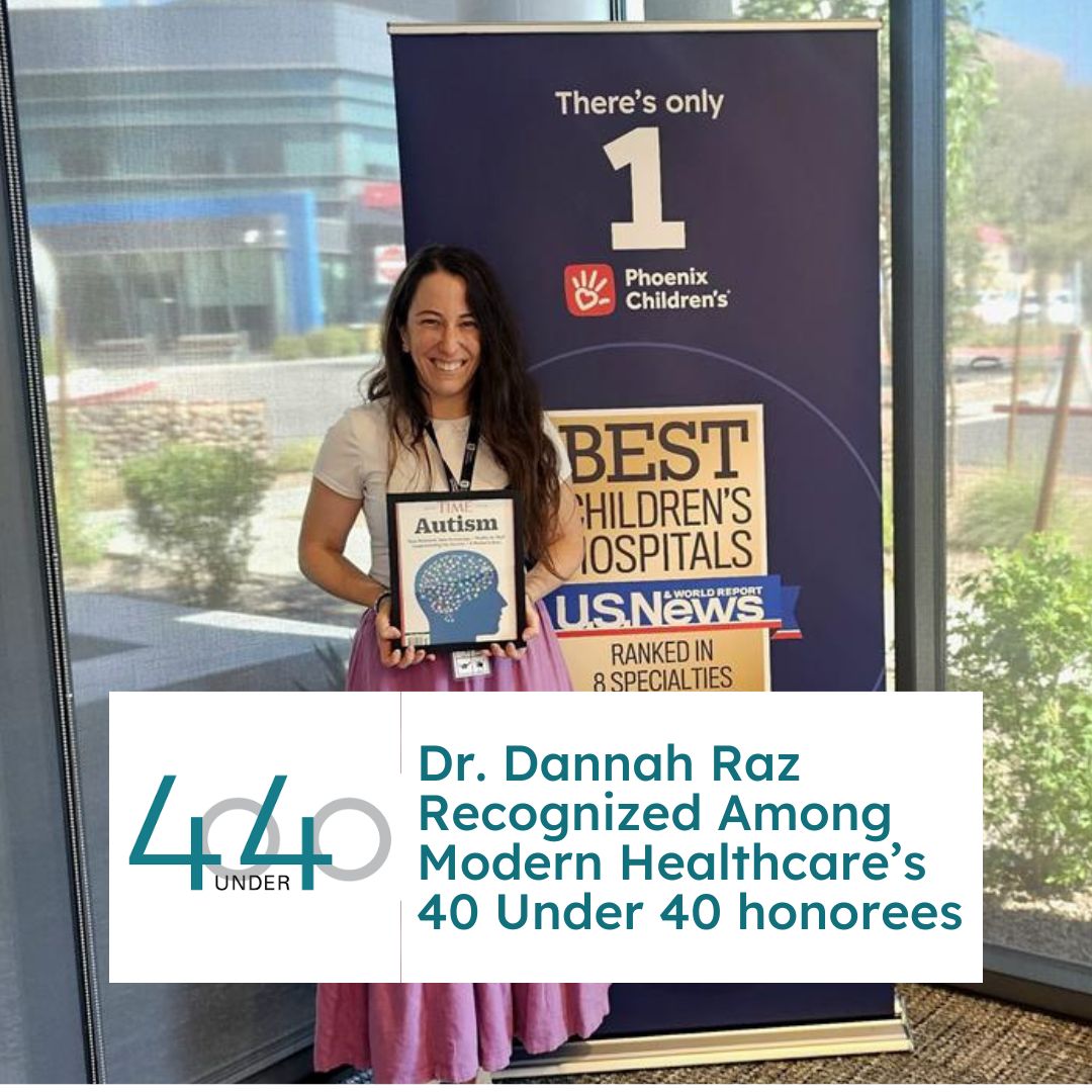 👏 We’re proud to celebrate Dr. Dannah... - Phoenix Children's | Facebook