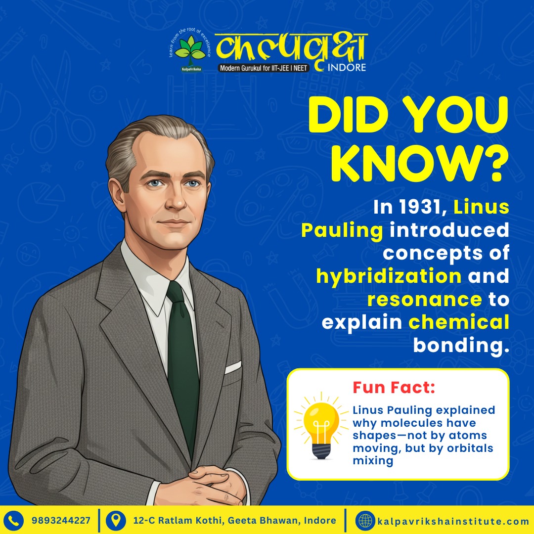Kalpvriksha - Did you know? 🤔 The way atoms bond and molecules take ...