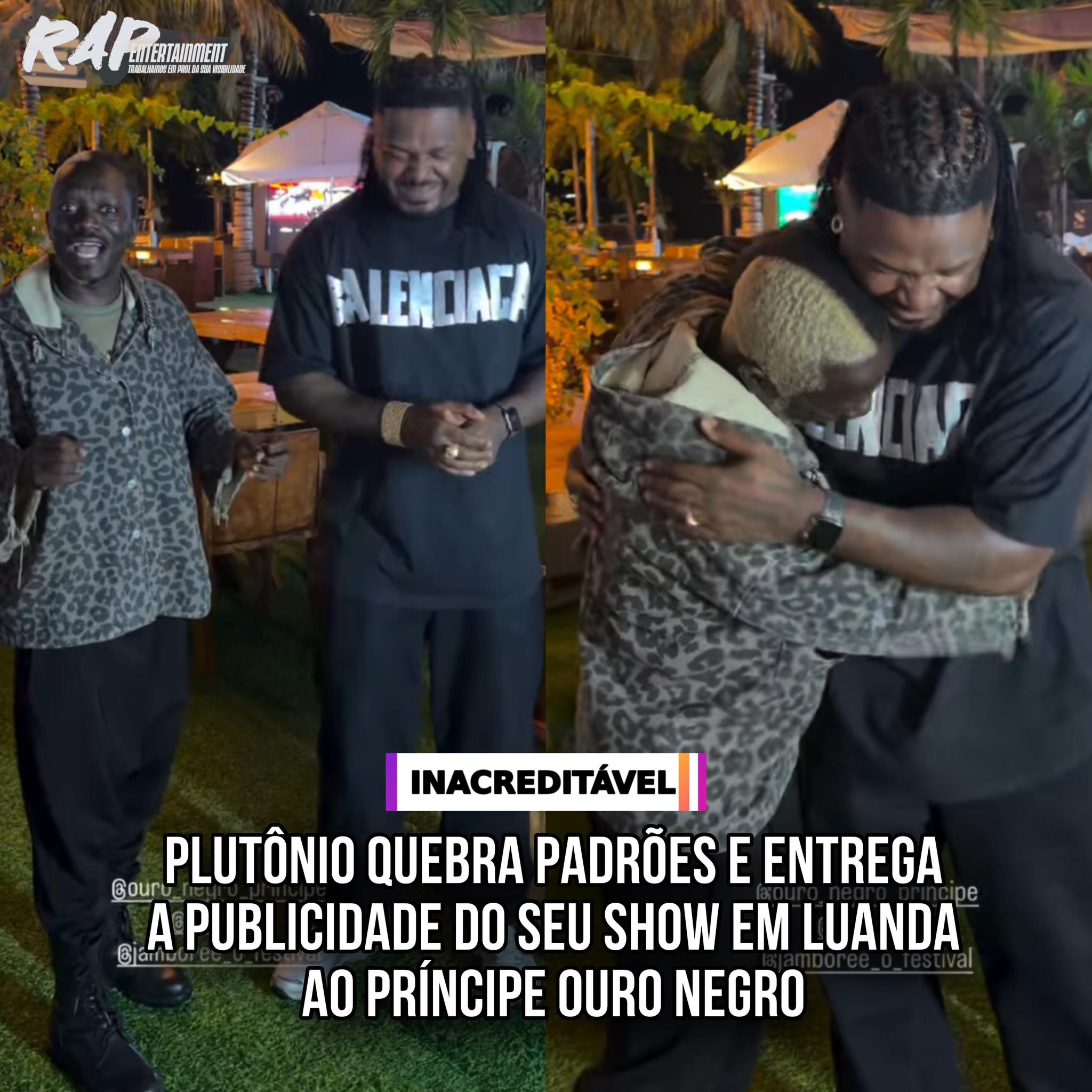 Rap - O rapper Plutônio chegou a Angola na manhã desta quinta-feira, 05 ...