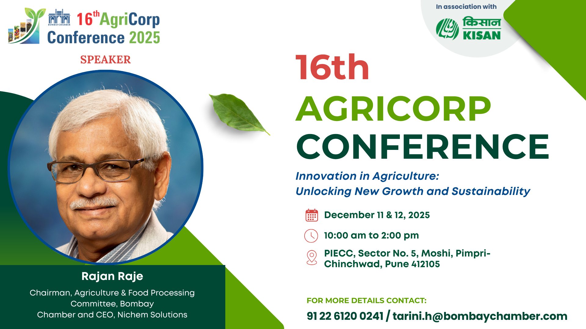 Bombay - We are honoured to have Mr. Rajan Raje, Founder & CEO of ...