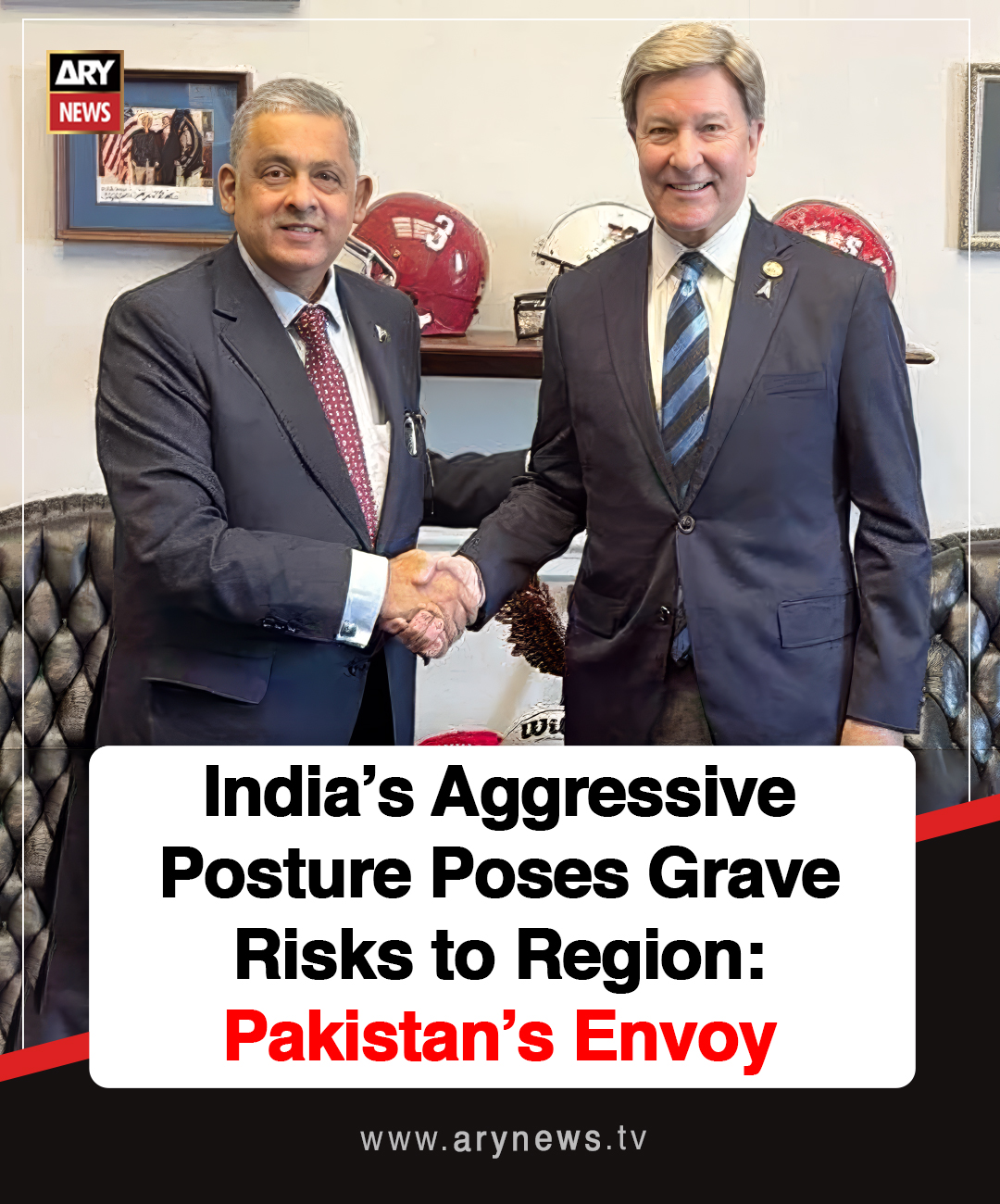 ARY - India’s Aggressive Posture Poses Grave Risks to Region: Pakistan ...