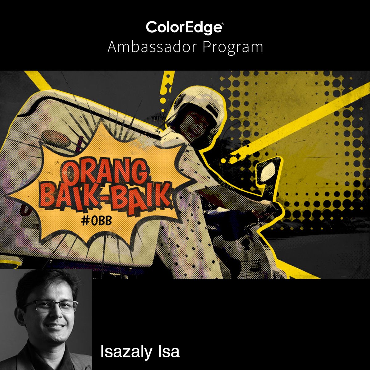 EIZO - We are proud to welcome Isazaly Isa to the ColorEdge Global ...