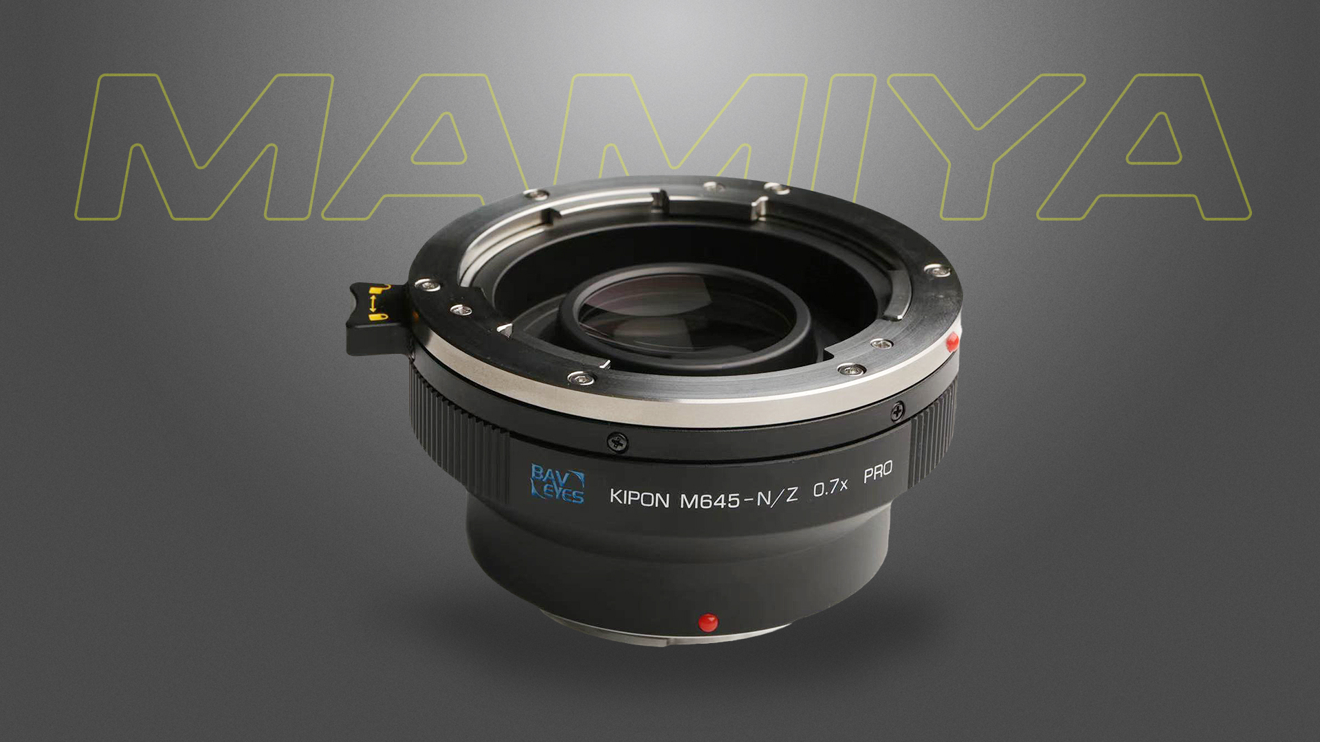 KIPON BAVEYES Mamiya 645 0.7x Pro Lock Adapter for Nikon Z Mount