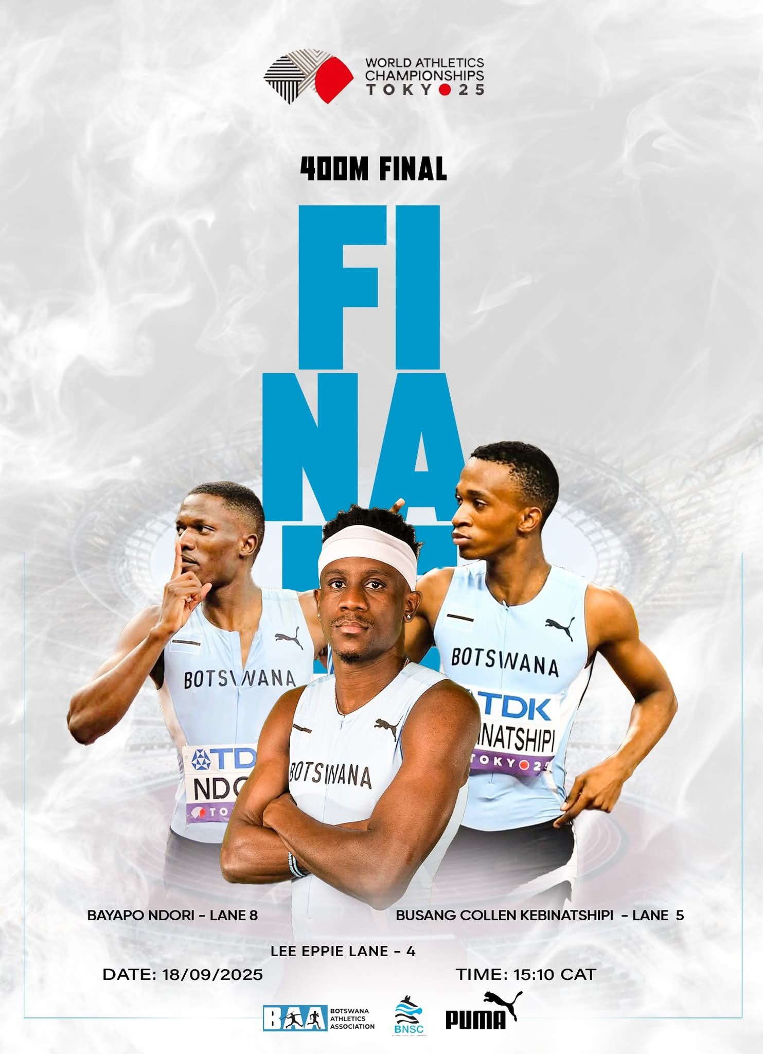 Rekunde - All the best at World Athletics Championships... | Facebook