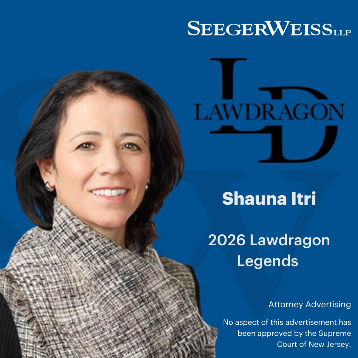 Seeger Weiss is proud to announce that... - Seeger Weiss LLP | Facebook