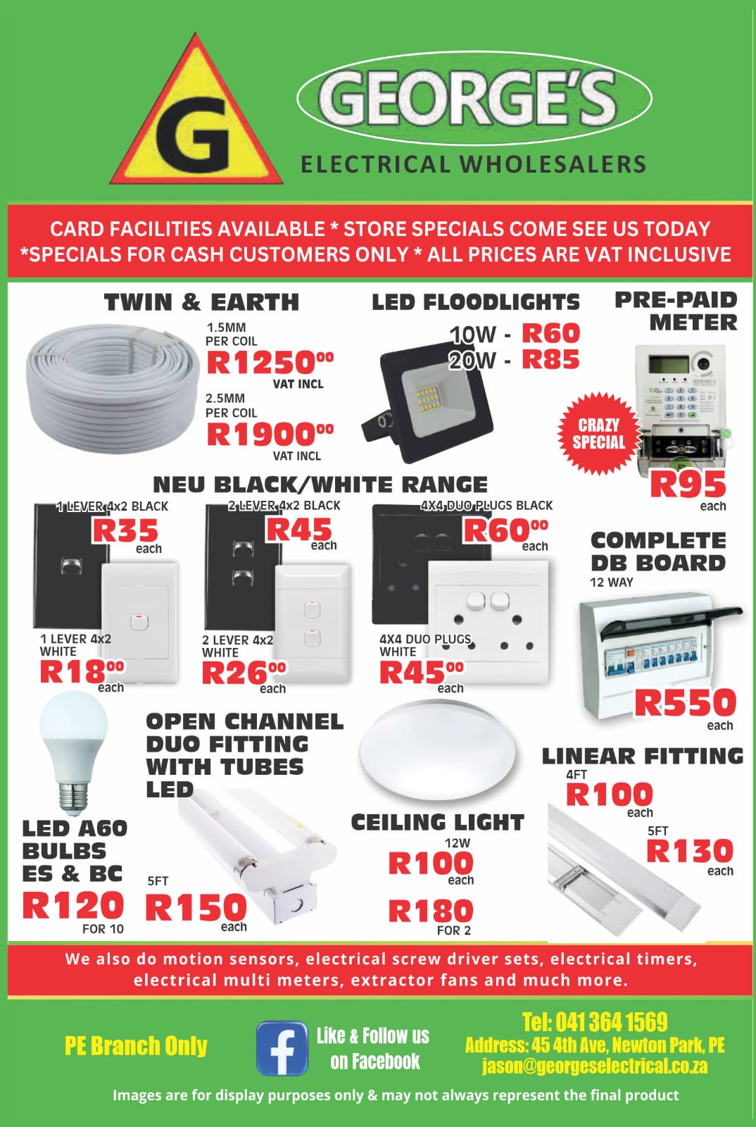 Get these great deals... - Georges Electrical Wholesalers CC | Facebook