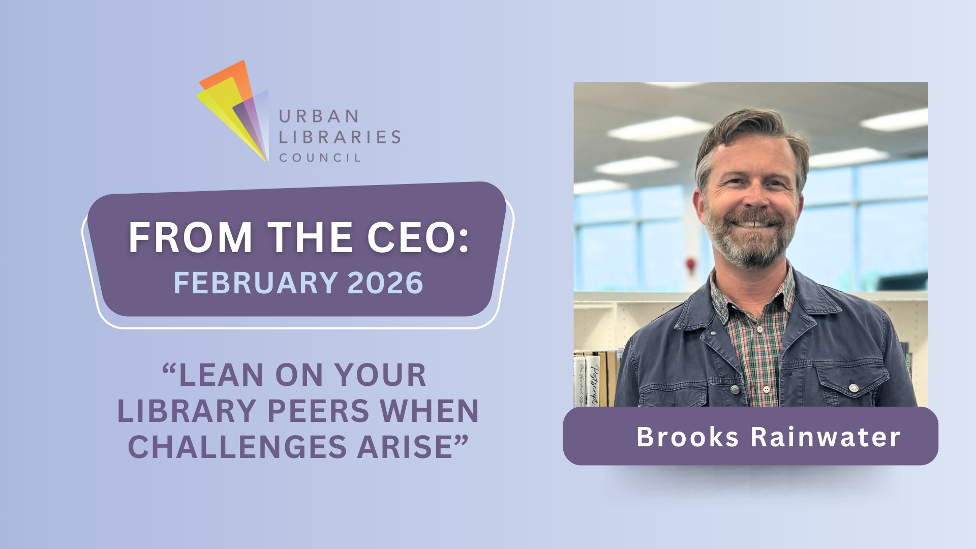 February message from ULC's... - Urban Libraries Council | Facebook