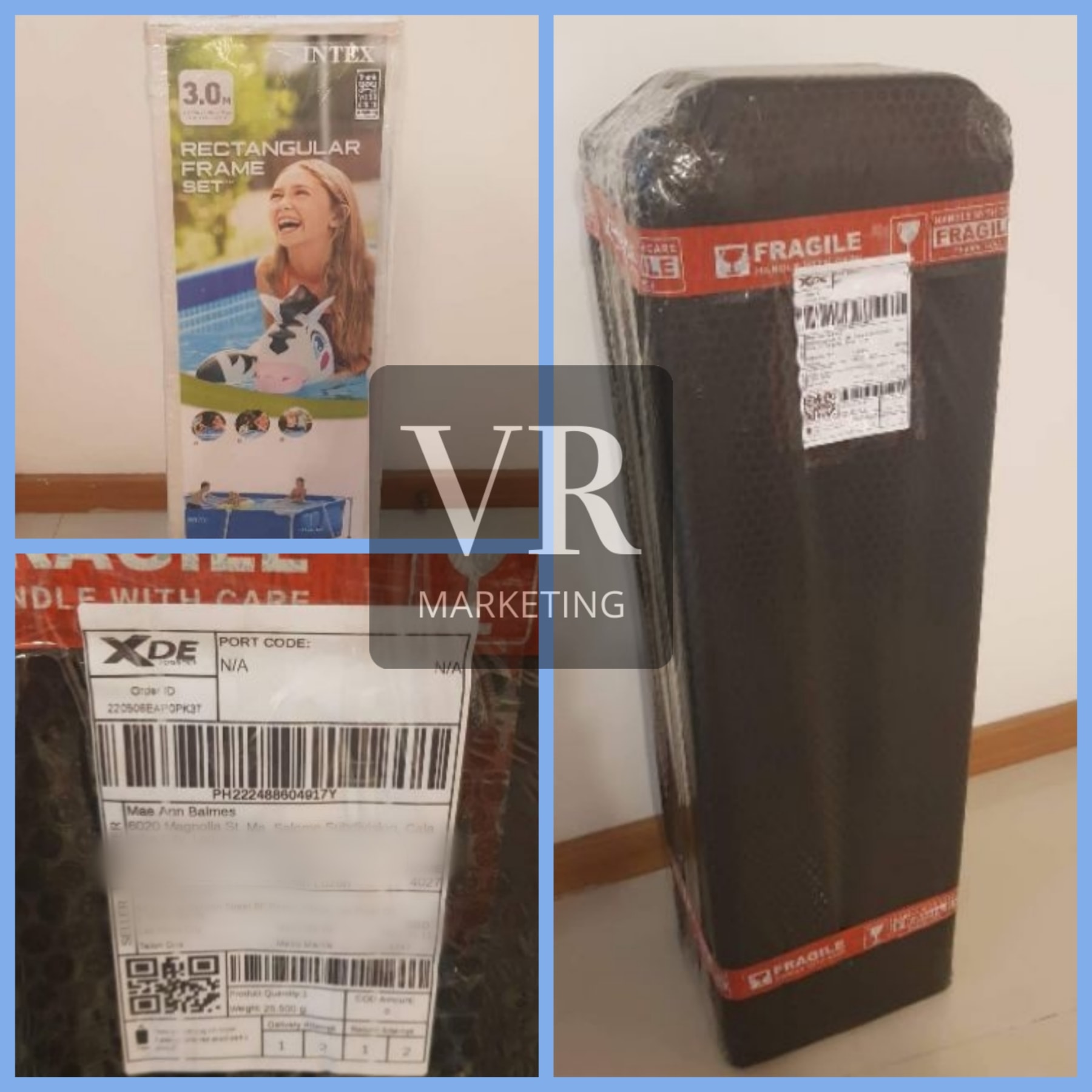 VR Marketing - #SOLD #Intex 3m Frame Set Rectangular Pool... | Facebook