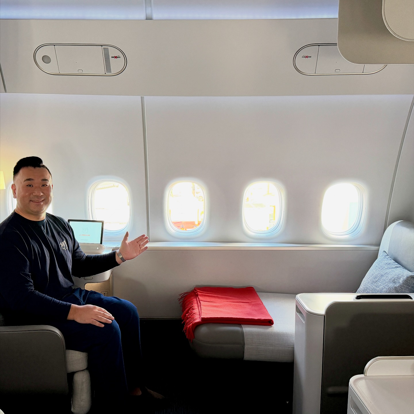 Sam Chui - Just flew the new Air France La Première from... | Facebook