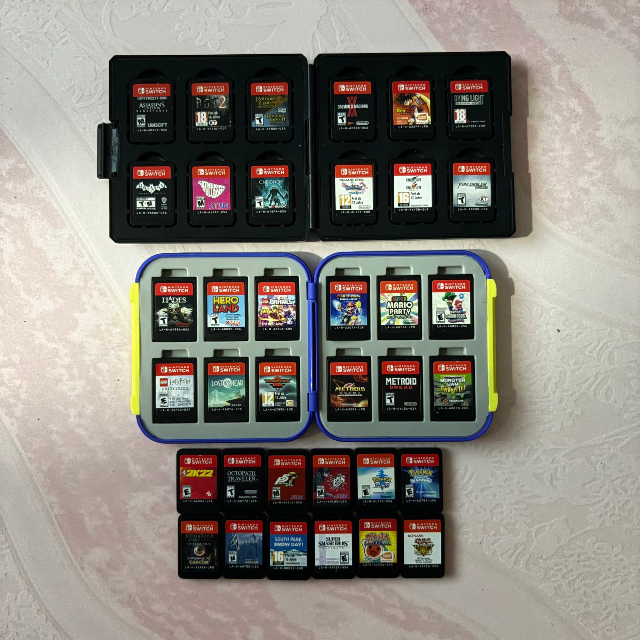パール様 switch controller $30 FC 24 $30 mario odyssey $35 one piece $30
