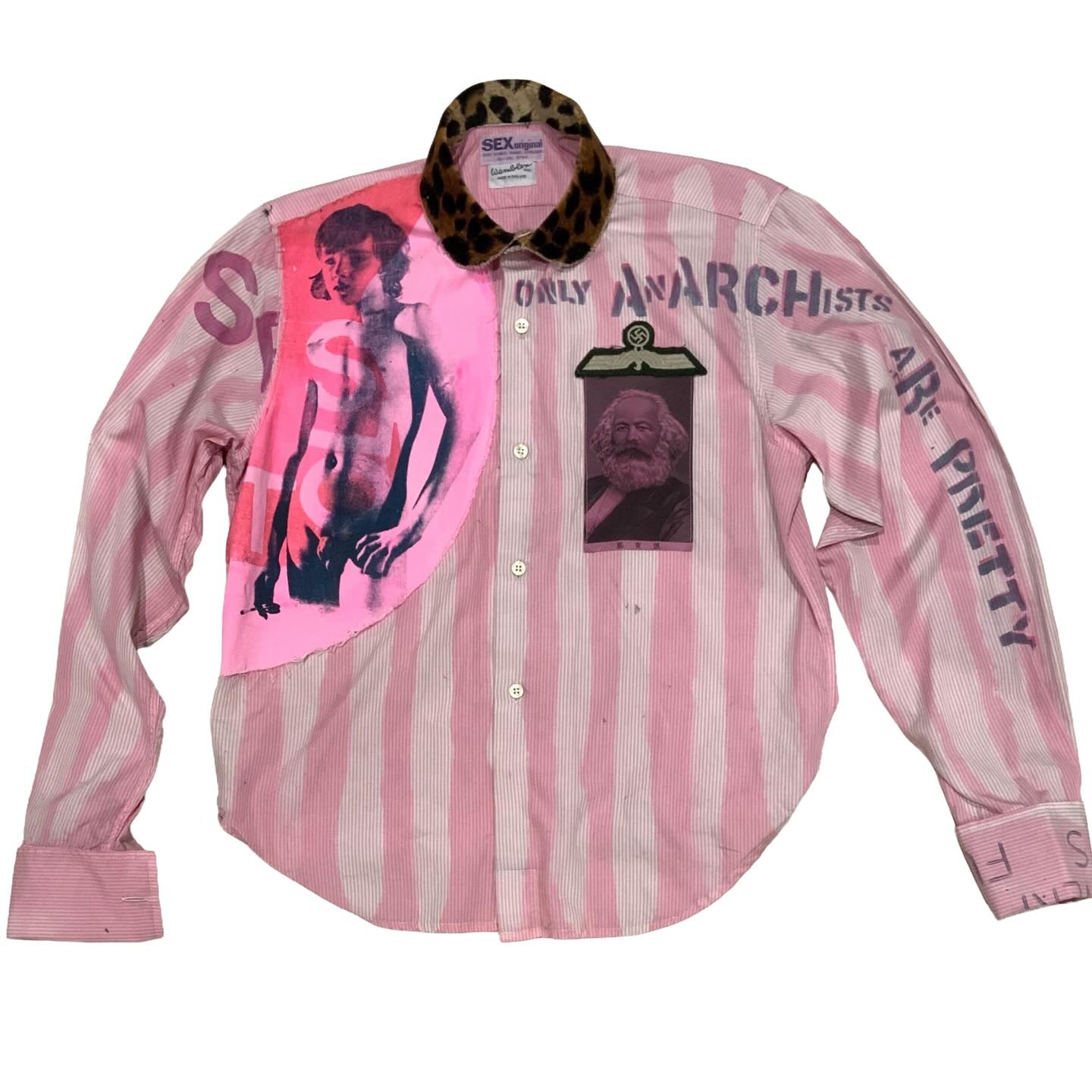 For sale: a vintage SEX & WEMBLEX labelled Anarchy shirt. The 