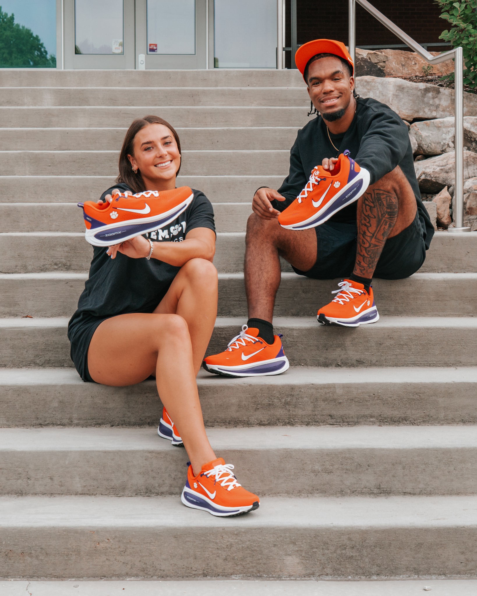 Quinn & T.J. are rocking with the Clemson Nike Vomero